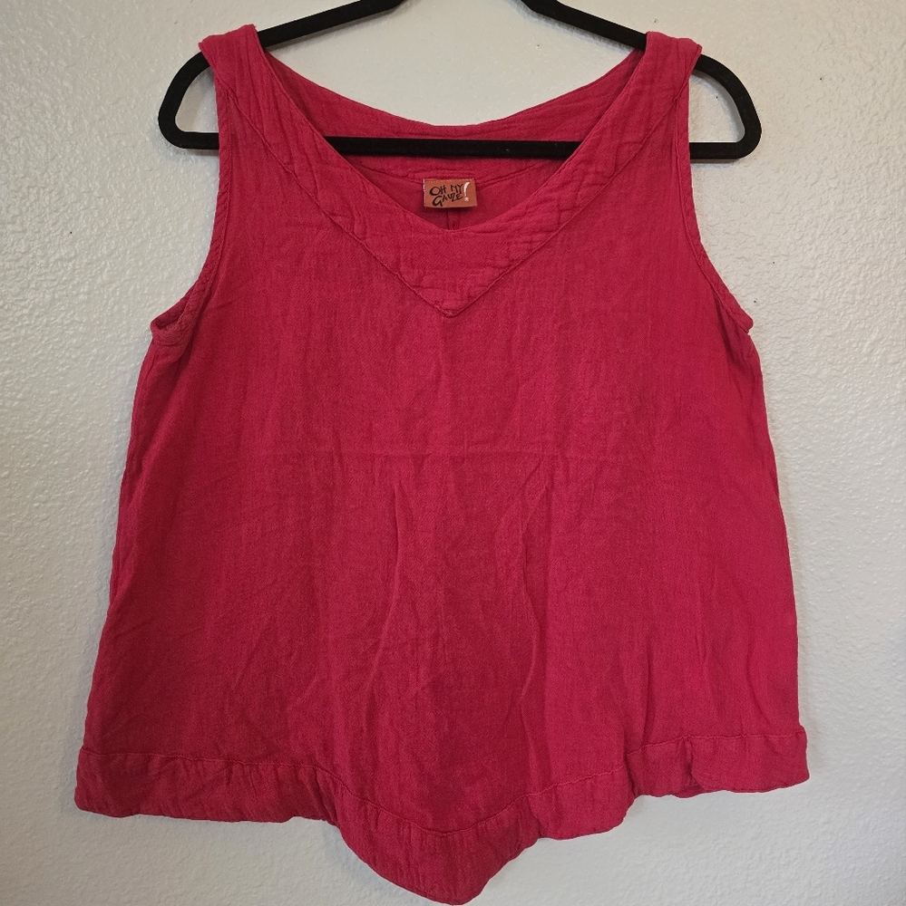 Oh My Gauze! Red Julia Blouse